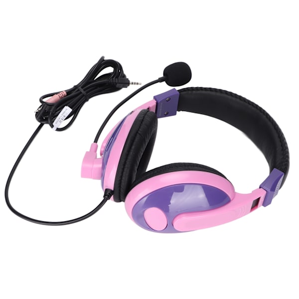 BH3688 Trådbundet headset 3,5 mm hybrid multifunktionskontakt med rundstrålande mikrofonstöd för XBOX för PS4Pink Purple