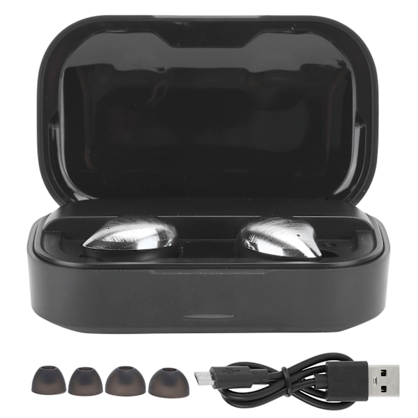 SE10 Langattomat Bluetooth 5.0 -nappikuulokkeet kosketusohjauksella latauskotelolla (musta)