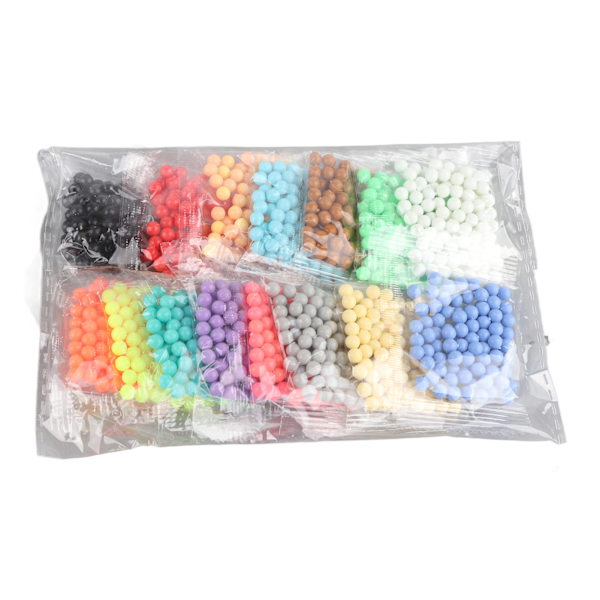 Kids Vann Fuse Beads Kit Pedagogisk Puslespill DIY Fargerike Spill Leker for Gutter Jenter 1500 Perler
