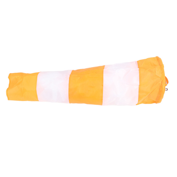 Vindpose Vindretningsmåling Sokkepose Orange Polyester 80cm til Udendørs Lufthavn Fluorescerende