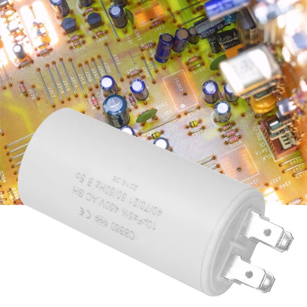 CBB60 miljøvenlig dobbeltindsats motorstartkondensator 450V 10uf ESR 0.2