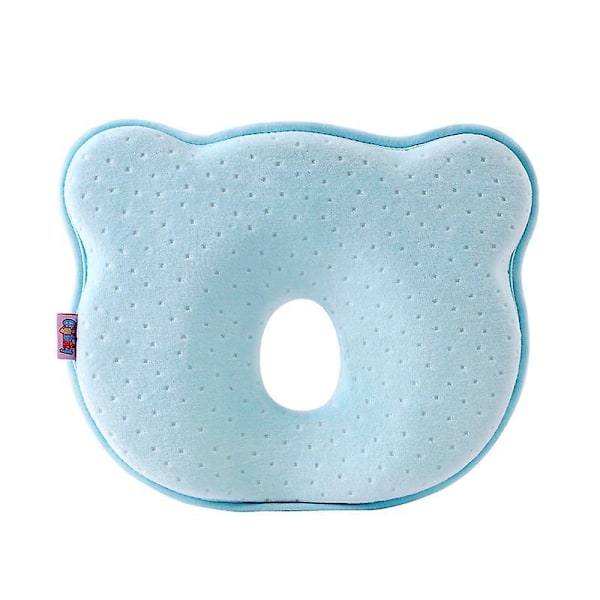 1 stk. Babypute Morfologisk Hodestøtte, 23cm*26cm*3cm, Blå