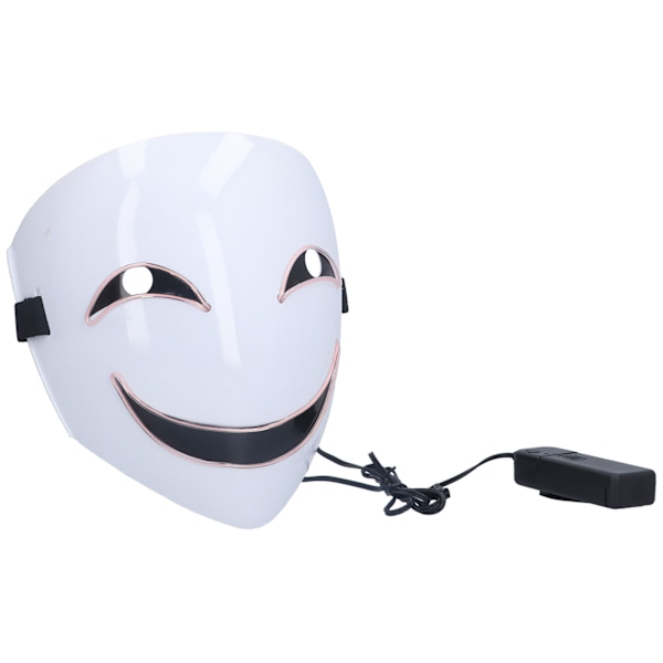 Bullet Halloween-maske med LED-lys Kagetane Hiruko-maske for maskerade-fester og utkledningsfester