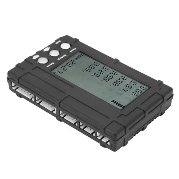 3 i 1 batterikapacitetstester Balancer Aflader Digital LCD-skærm Batterimåler til modelfly