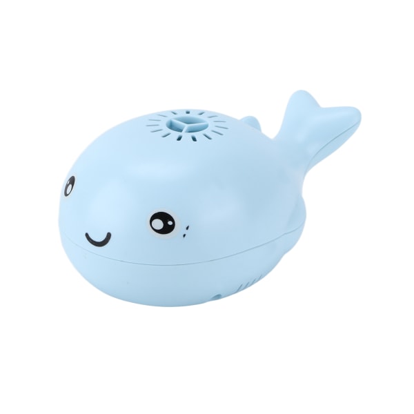 Söt valbadleksak, bärbar valleksak med USB-laddning, flytande boll för barn, present, blå
