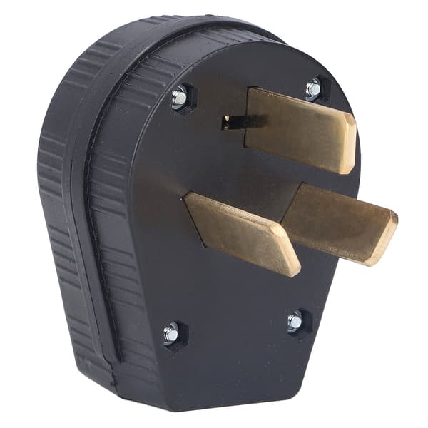 3-benet industriel lige stik messingkontakter hanstik US standard 50A 125V/250V