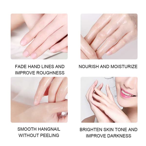 Sheasmör Handfuktande Utjämnande Handskar Exfolierande Hudvård Handmask