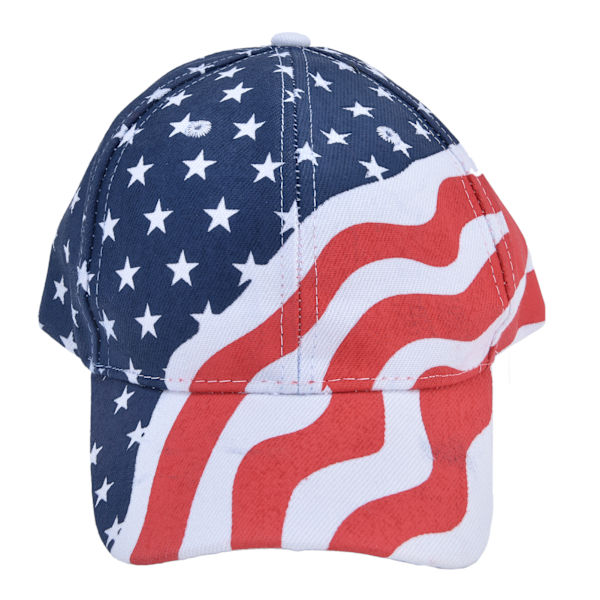 Förälder-barn basebollkeps National flag tryck Justerbar andningsbar solhatt för familjBarnhatt