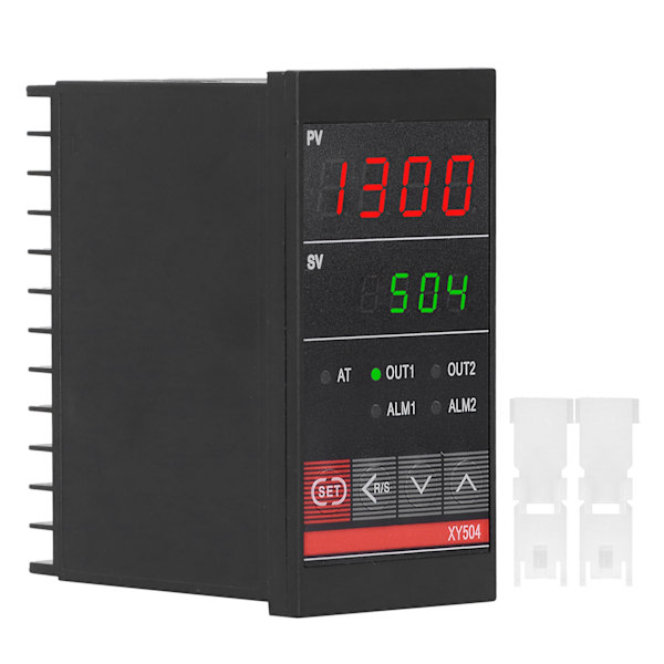 Intelligent PID Temperaturregulator Industriel Varme Kølerelæ XY504 100‑240VAC