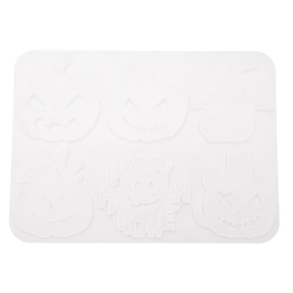 Halloween silikonform bærbar matkvalitets silikon fleksibel non-stick diversifisering gresskar silikonform