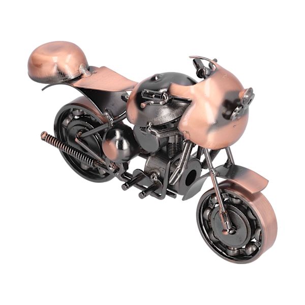Motorcykel Model Retro Bronze Klassisk Utsøgt Hjem Dekorative Håndværk Ornament