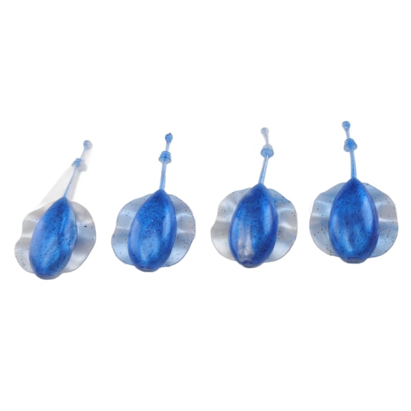 4 stk 9cm 14g myk Swimbait synkende myk Swimbait Raja lokke Artificail lokke fiskeutstyr gir blå