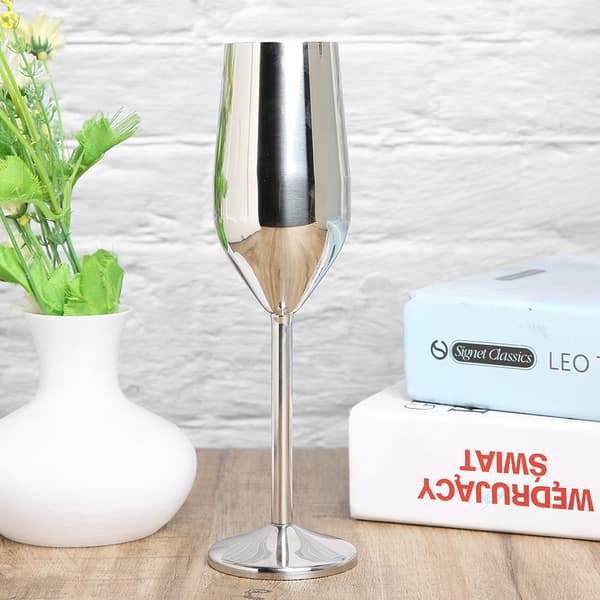 304 rustfrit stål vinglas champagneglas drikkekopper 220ML til barfest banket sølv