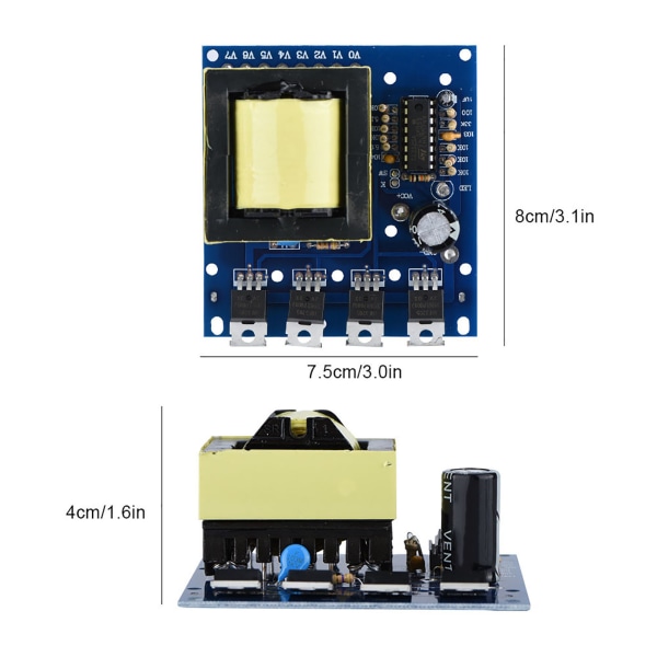 500W DC 12V/24V Til AC 18V 0-220V-380V Inverter Boost Module Board