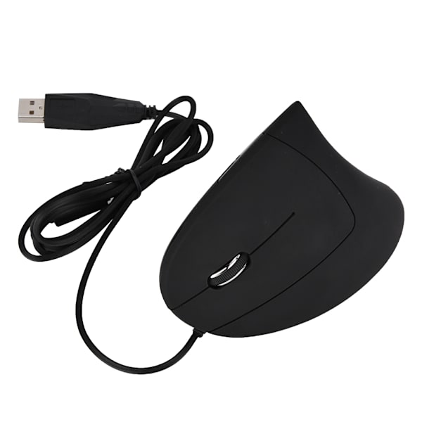 USB kablet venstrehånds vertikal mus Ergonomisk spillmus Håndledd Sunn mus