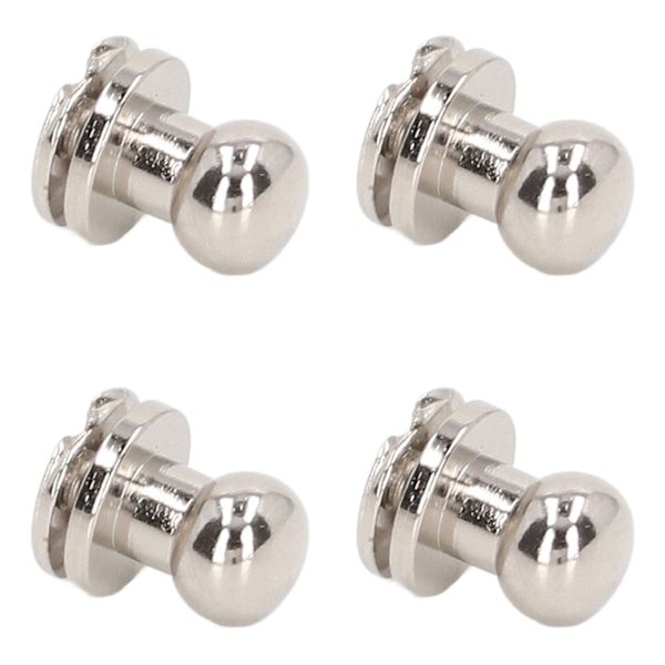 200 set koppar nitar 7 mm 5 mm DIY flera specifikationer lätta blanka nitar fästelement för bälten silver