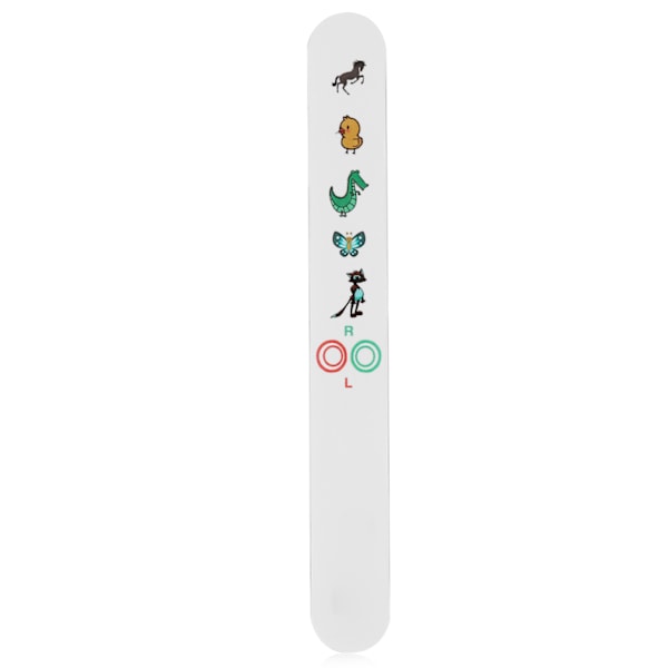 Kids Fixation Stick Vision Tester Klare farverige dyremønstre Vandtæt belægning Tykke øjentestkort Type 2