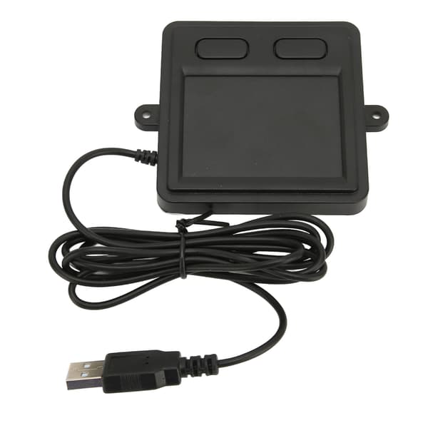 Kablet USB Touchpad Multifunktionel Høj Følsomhed 2 Knap Design Sort Bærbar Trackpad til Bærbar Computer Stationær Hjemmekontor