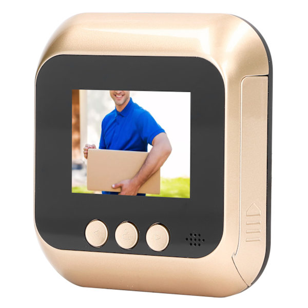 Digital Door Viewer 2,4 tommer kighulskamera IR nattesyn 135 grader vidvinkel videodørklokke intercom