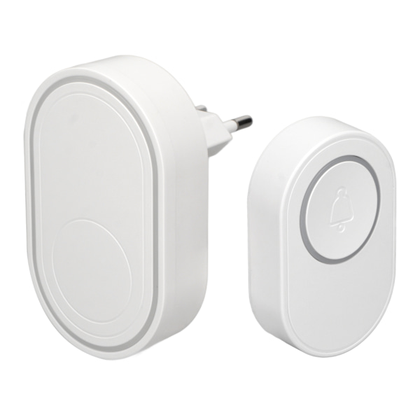 WiFi-siren dörrklocka 433MHz 5 växlar volym 58 ringsignaler Hemlarm Trådlös dörrklocka för TUYA EU-kontakt 110‑220V