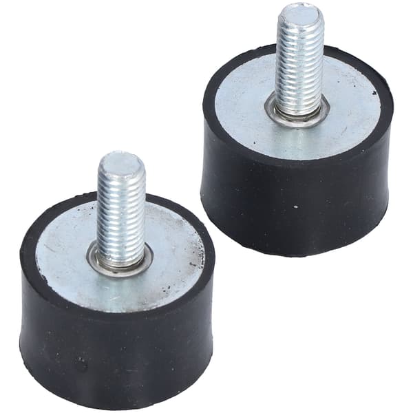 2 stk. antivibrasjonsfeste gummiisolator for luftkompressor dieselmotor VD M10 25mm