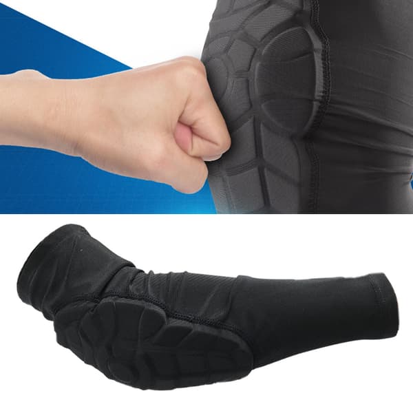 1 par elastiska armbågsskydd för barn och ungdomar, skyddsutrustning för sportbasket (M)