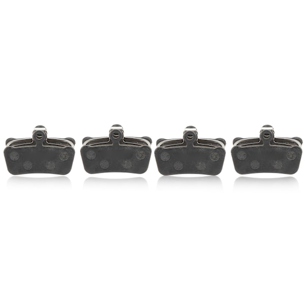 4 st/set Resinbromsbelägg Semi Metal Värmebeständighet Cykelskivbromsbelägg Ersättning för Mountainbike MS02F
