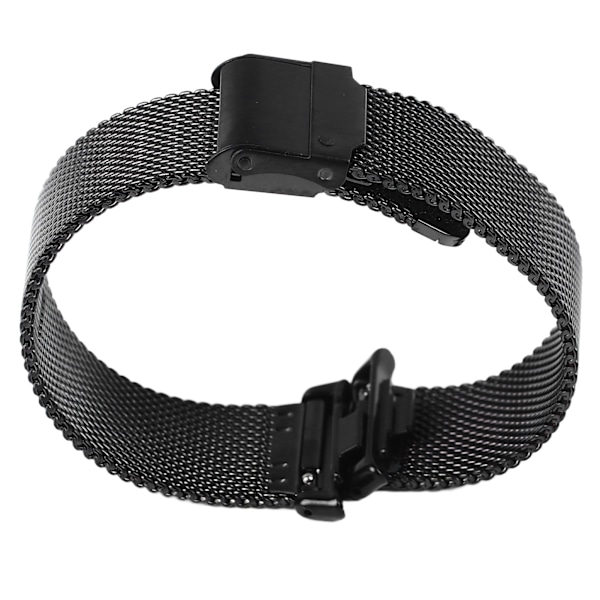 Reservedeler til klokkebånd i rustfritt stål Sport klokkearmbånd Armbånd til Mi Band 8 Svart