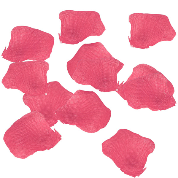8 poser med 120 stk/pose kunstige kronblader i non-woven stoff, falske kronblader til bryllupsdekorasjoner (rosa)