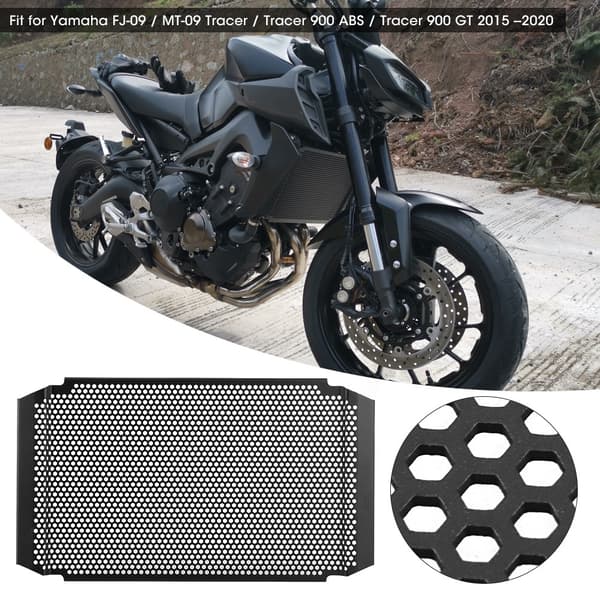 Radiatorgitterbeskyttelse i rustfrit stål Passer til Yamaha FJ-09 / MT-09 2015-2020