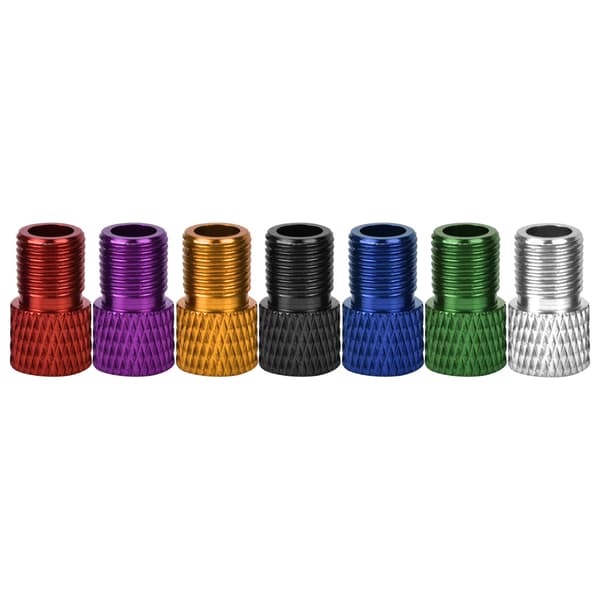 7 stk. Sykkelpumpe Presta Ventil til Schrader Ventil Adapter for Landeveissykkel Fixed Gear
