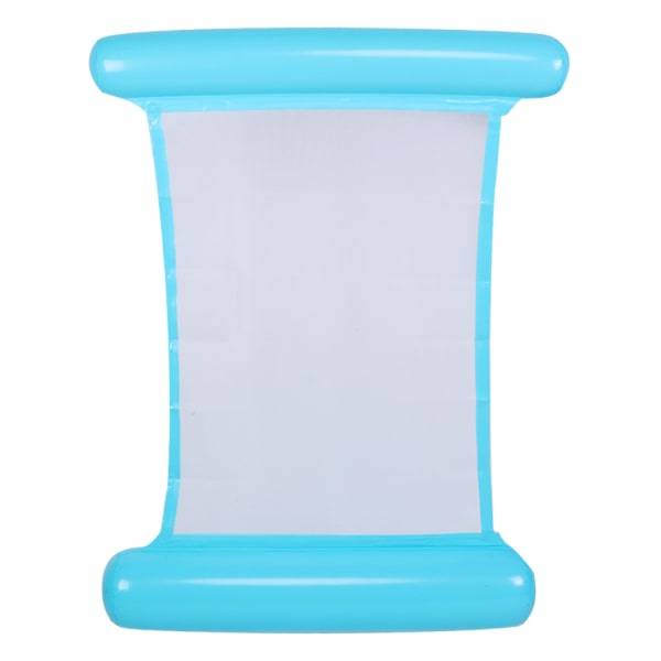 Bærbar flytende oppblåsbar vannseng Sammenleggbar hengekøye Svømmebasseng Flytende stol Blå