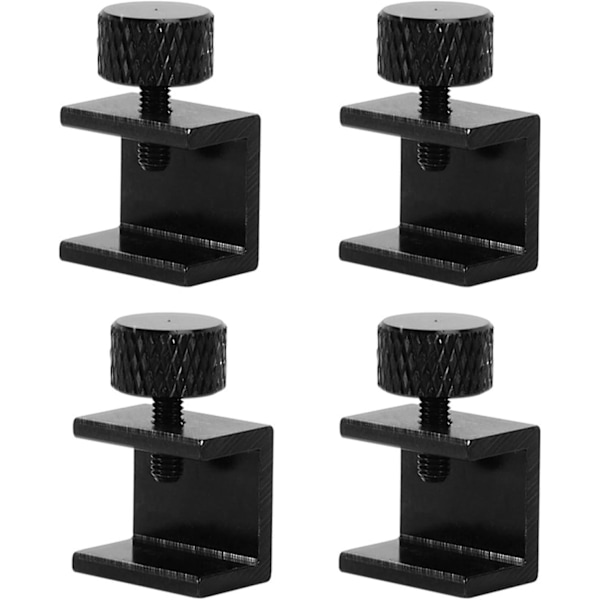 4 stk. justerbare 3D-printer End 3 Pro glasklips 3D-printer varme seng klips kompatible med CR10