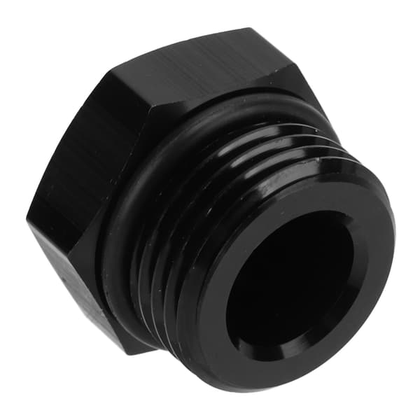 Blokeringsprop Fitting Adapter Han Hex Stål Universal 4000PSI Sort til Køretøj AN10