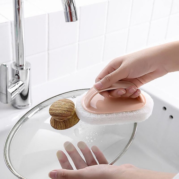 6-osainen kodin set tavallisilla varrella kylpyhuoneeseen, wc:hen, keittiöön - sininen, vaaleanpunainen, vihreä