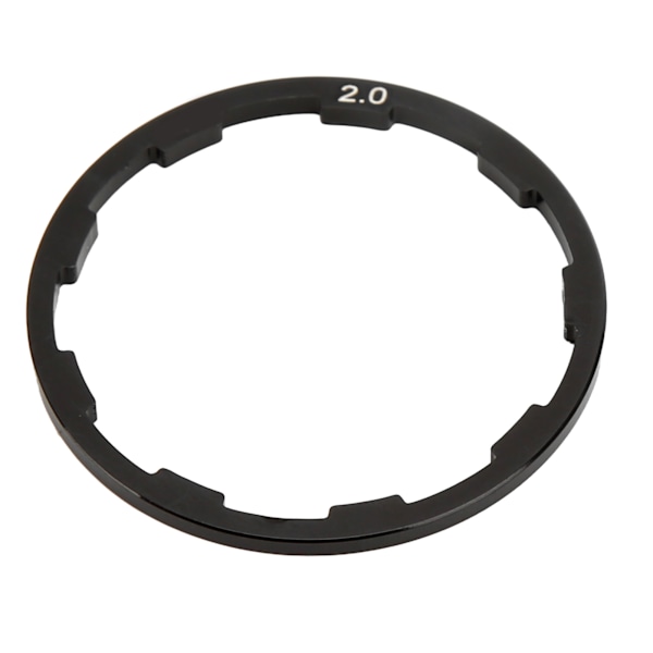 1 stk./sæt 2 mm cykel rillet navskive i aluminiumlegering cykel svinghjul nav afstandsstykker til cykling