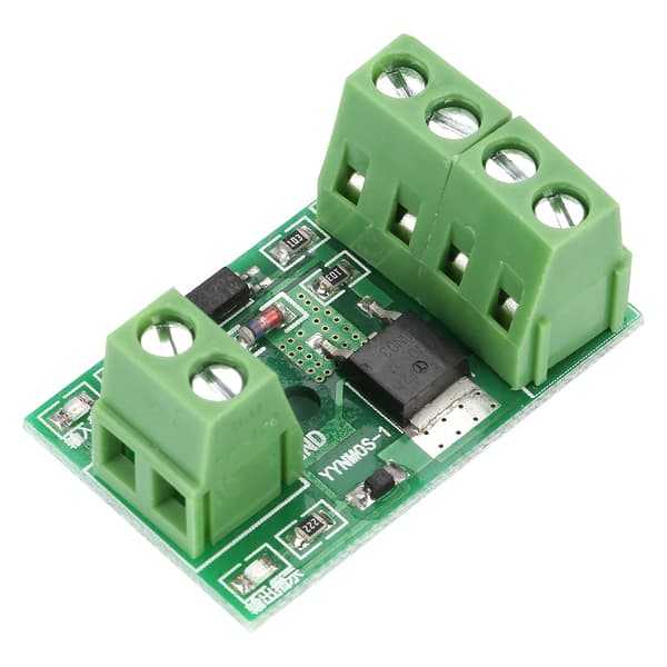 MOS FET Driver Modul Høy Effekt PWM Bryter Kontrollkort 3-20V til 3.7-27VDC 10A
