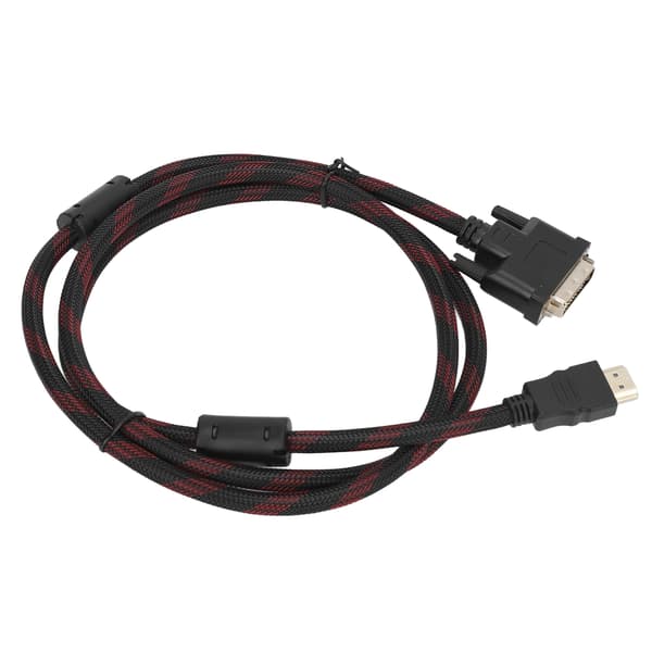 HD Multimedia Interface till DVI-kabel DVI 24+1 till HD Multimedia Interface-kabel för Raspberry Pi 1,4m/4,6ft