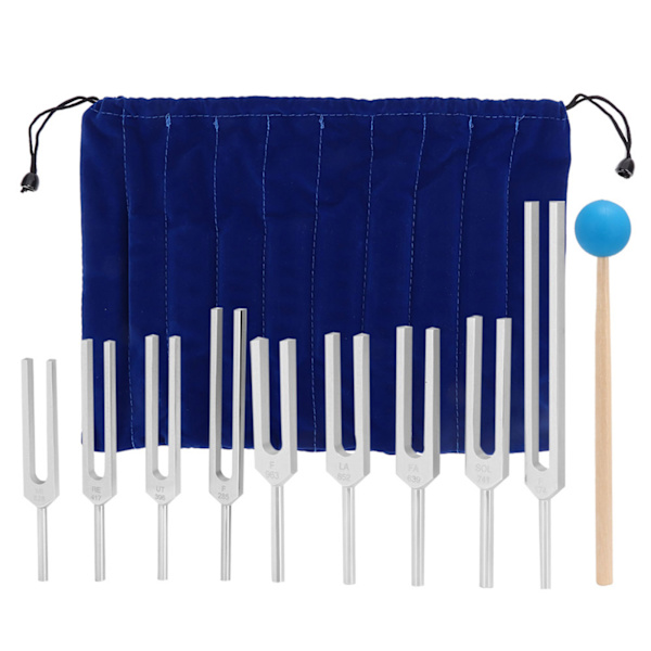 9 kpl 174/ 285/ 396/ 417/ 528/ 639/ 741/ 852/ 963HZ Tuning Fork Sound Healing Therapy set