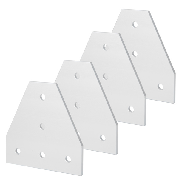203040 T Form skarvplatta Aluminiumlegering 5-håls skarvfäste för aluminiumprofil3030T