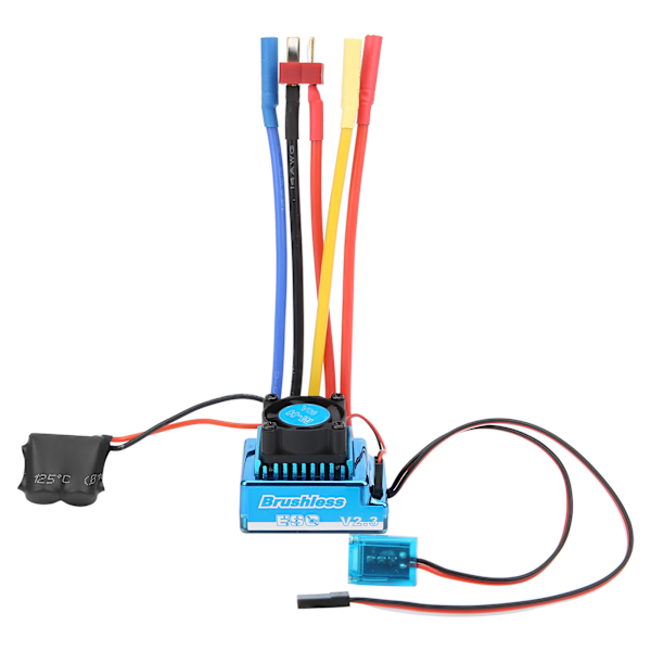 Børsteløs ESC Vandtæt Støvsikker Elektronisk Hastighedsregulator til 1/10 RC Bil Model80A