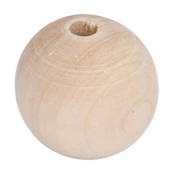 50 st träpärlor 30 mm naturlig blank yta finpolering enkel målning bred applikation träpärlor bulk