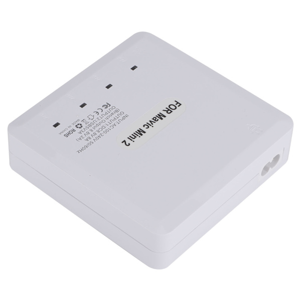 4-i-1 dronebatterioplader USB-port opladningsadapterenhed til DJI Mini 2 100-240VUK-stik