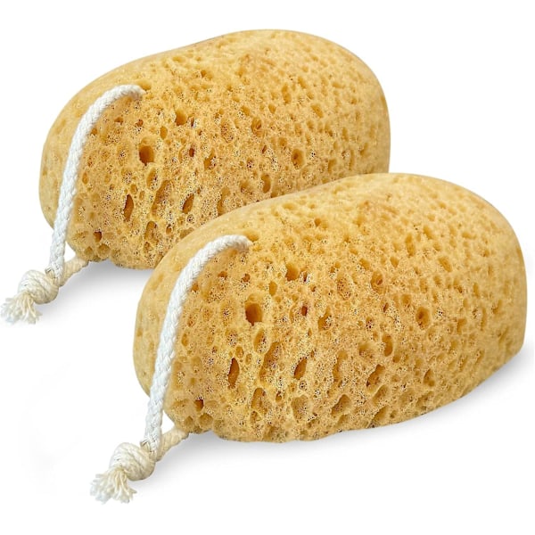 Badsvamp, Exfolierande Kroppssvamp Stor & Mjuk Duschsvamp, Skum Loofah - 2-pack