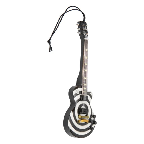 Gitarrmodell Utsökt Utseende Fina Detaljer Lind Miniatyrgitarr för Heminredning Presentgivning