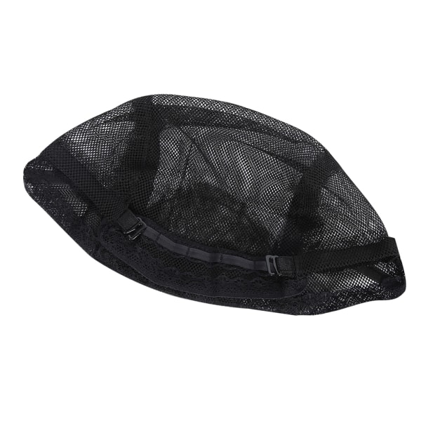 Svart Hårnett Parykk Cap Elastisk Dome Hår Mesh med justerbar stropp for å lage parykker