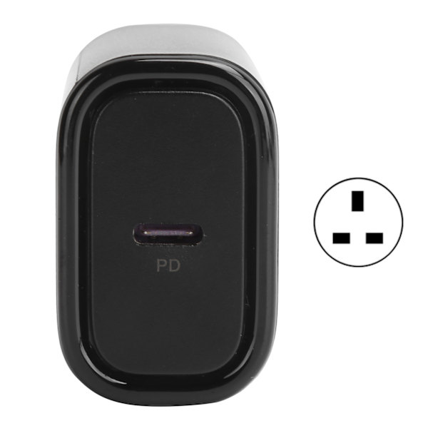 KUULAA Enkelt Port PD 18W Hurtigopladning Høj Effekt Mobiltelefon Stik AC100‑240VUK Stik