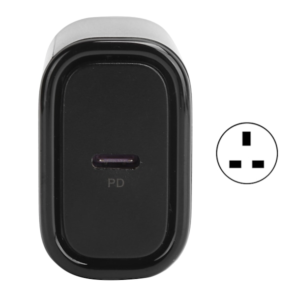 KUULAA Enkeltport PD 18W Hurtiglading Høy Effekt Mobiltelefonplugg AC100‑240VUK Plugg