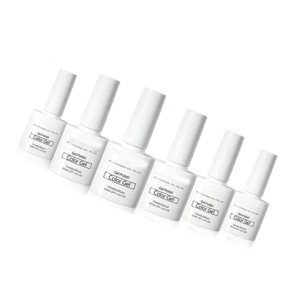 6 farver neglelak gel maling langtidsholdbar forhindre revner neglelak lim til salon hjemmebrug