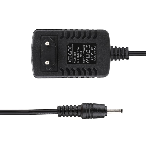 12V 1,5A adapter för surfplattor för Acer Iconia Tab A500 A501 A200 A100 A101(EU-kontakt 100-240V)